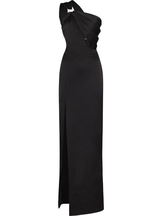 RASARIO one-shoulder maxi dress - Black