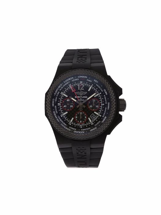 Breitling Pre-owned pre-owned Bentley GMT B04 45mm - Black