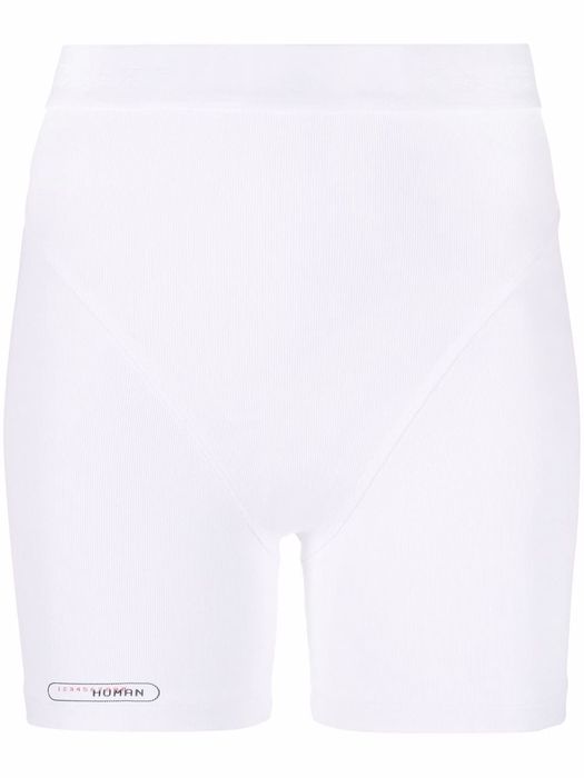 TTSWTRS fitted biker shorts - White
