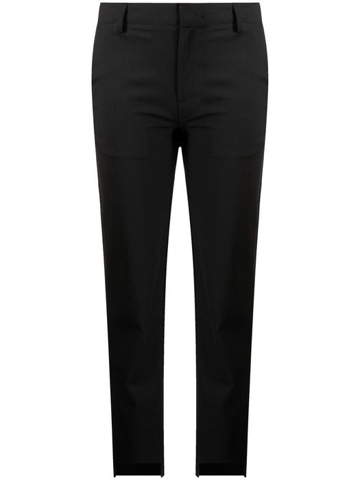 Monse slim fit cropped wool trousers - Black