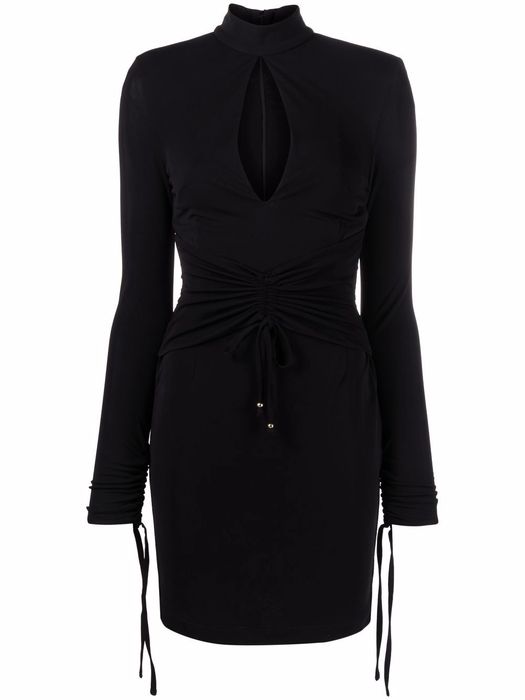 Dundas cut-out fitted dress - Black