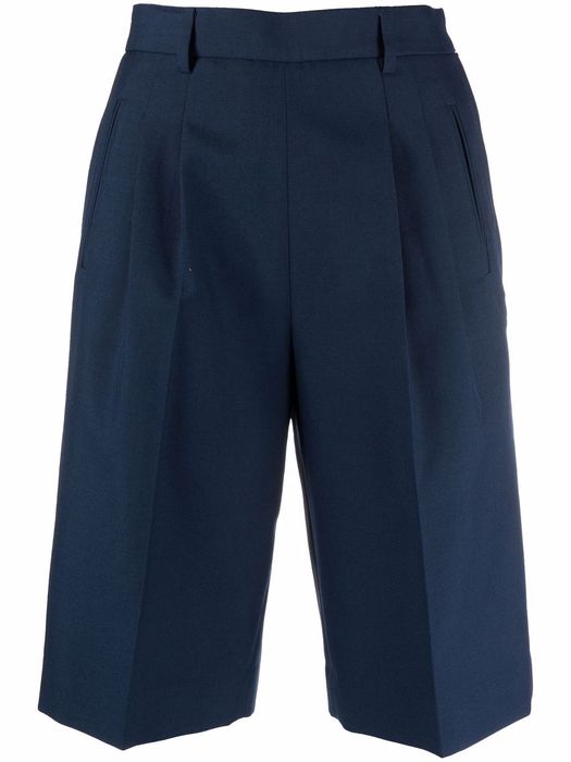 Maison Margiela high-waisted tailored shorts - Blue
