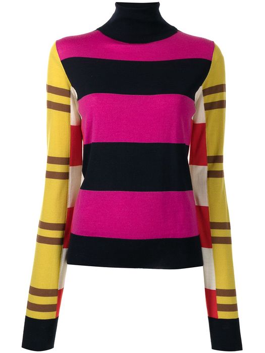 colville stripe-print roll-neck jumper - Multicolour