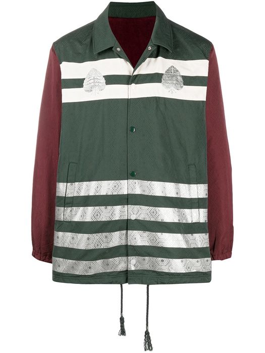 UNDERCOVER color-block windbreaker jacket - Green