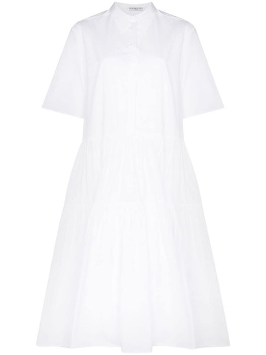 Cecilie Bahnsen Primrose tiered shirtdress - White