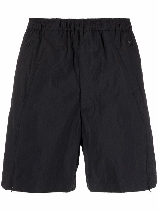Y-3 slim-fit track shorts - Black
