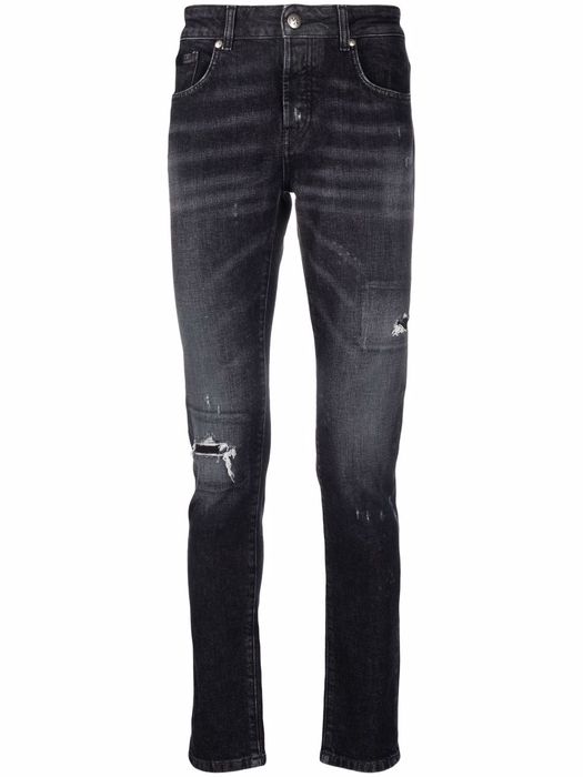 John Richmond mid-rise skinny jeans - Black