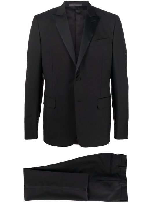 Valentino single-breasted smoking suit - Black