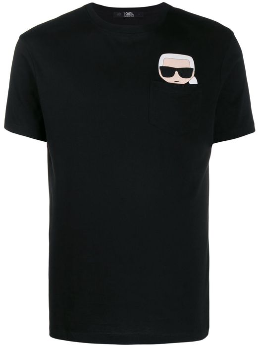 Karl Lagerfeld ikonik Karl t-shirt - Black