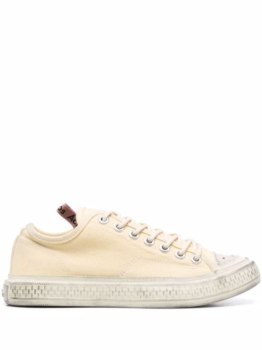 Acne Studios lace-up low-top sneakers - Yellow