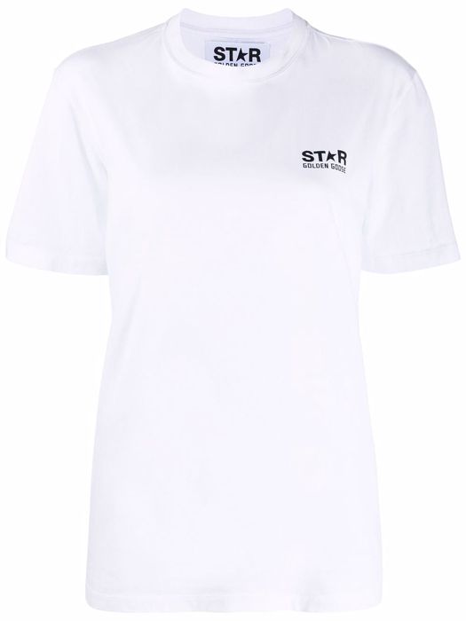 Golden Goose Black Star Collection printed T-shirt - White