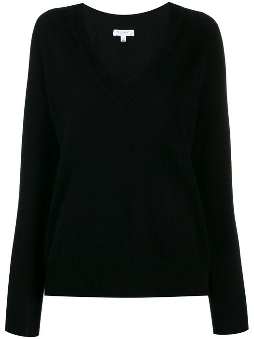 Equipment Madalene v-neck cashmere jumper - Black