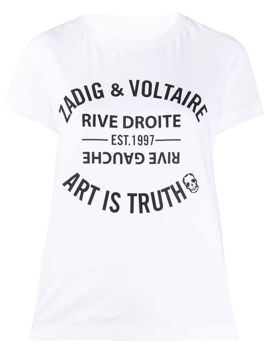 Zadig&Voltaire Walk Blason logo T-shirt - White