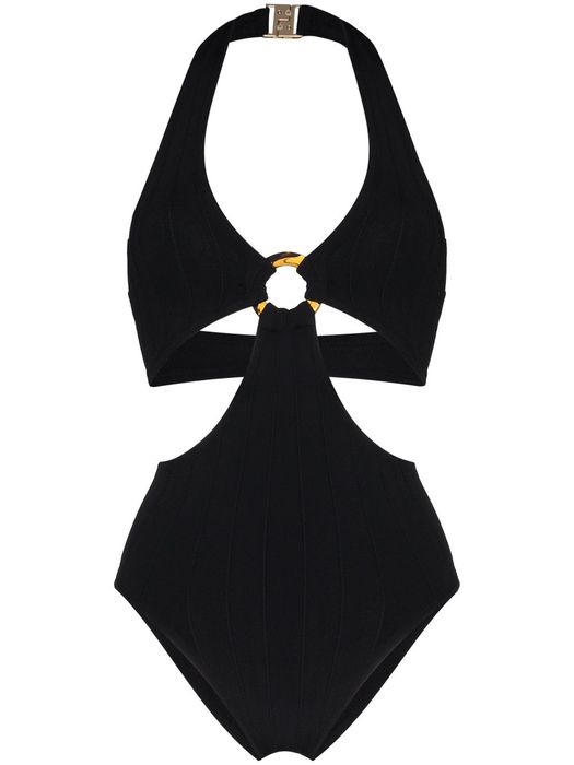 Hunza G Ursula halterneck swimsuit - Black