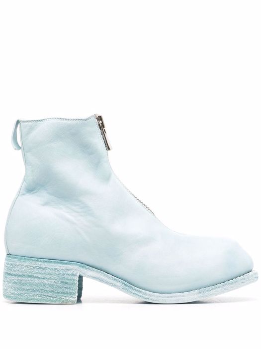 Guidi zip-up ankle boots - Blue