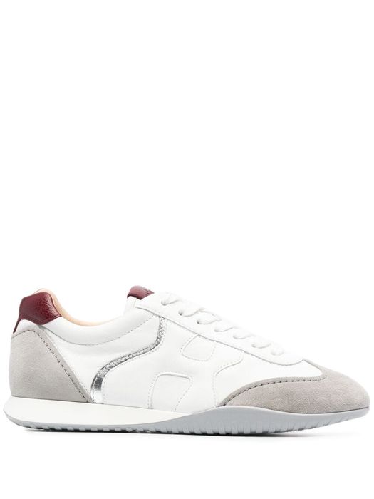 Hogan panelled low-top sneakers - White