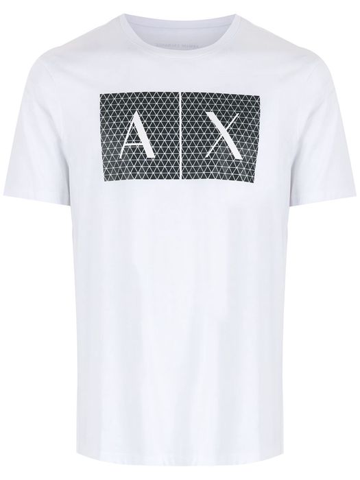 Armani Exchange logo-print short-sleeve T-shirt - White