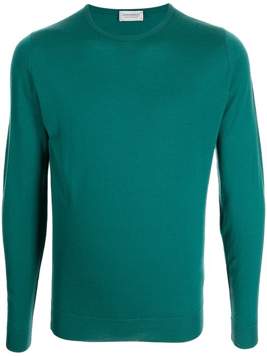 John Smedley fine-knit wool jumper - Green