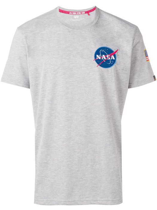 Alpha Industries NASA patch T-shirt - Grey