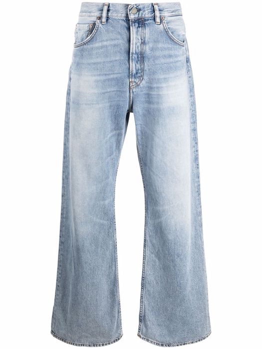 Acne Studios wide-leg bootcut jeans - Blue