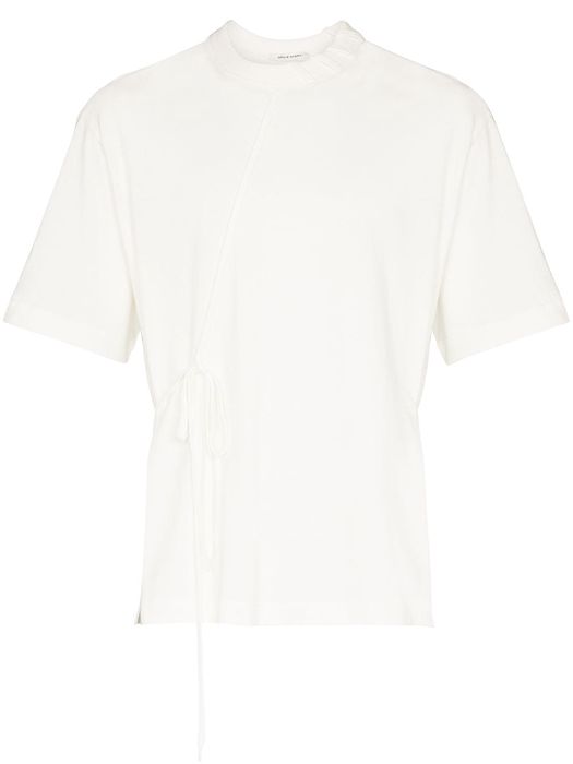 Craig Green laced-up T-shirt - White