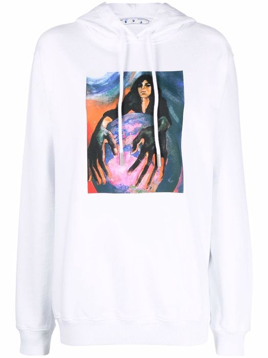 Off-White graphic-print hoodie