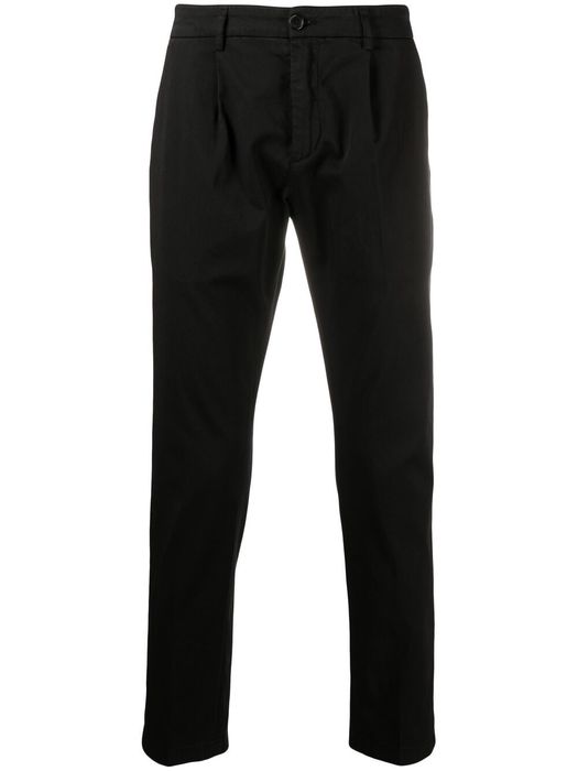 Department 5 cropped straight-leg trousers - Black