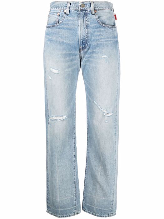 Denimist high-rise straight-leg jeans - Blue