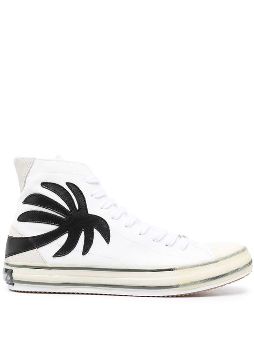 Palm Angels Palm Vulcanized high-top sneakers - White
