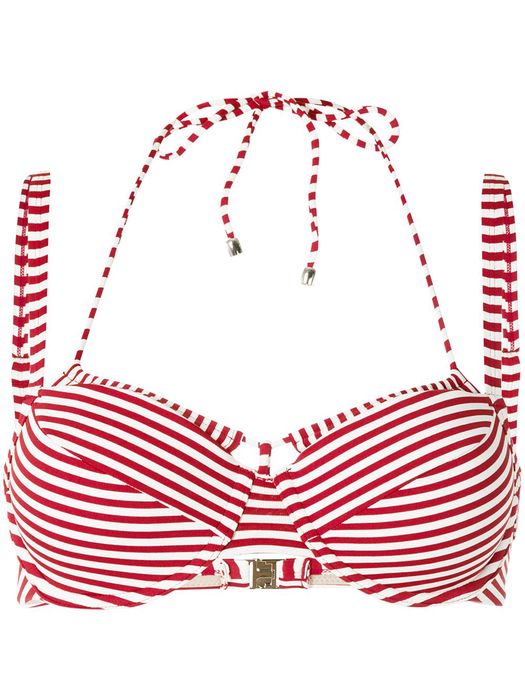 Marlies Dekkers Holi Vintage striped double-strap bikini top - Red