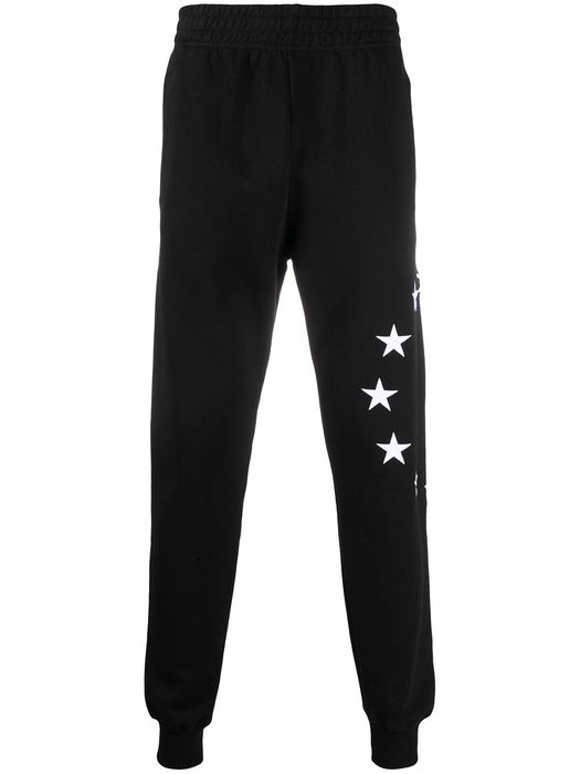 Etudes star-embroidery track trousers - Black
