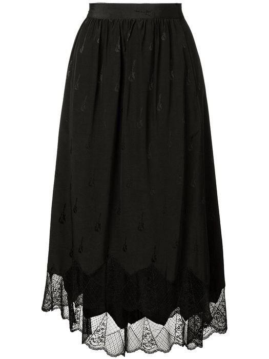 Zadig&Voltaire Joslin jacquard skirt - Black