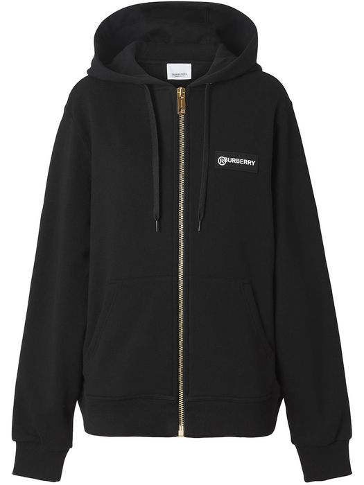 Burberry Vintage Check zipped hoodie - Black