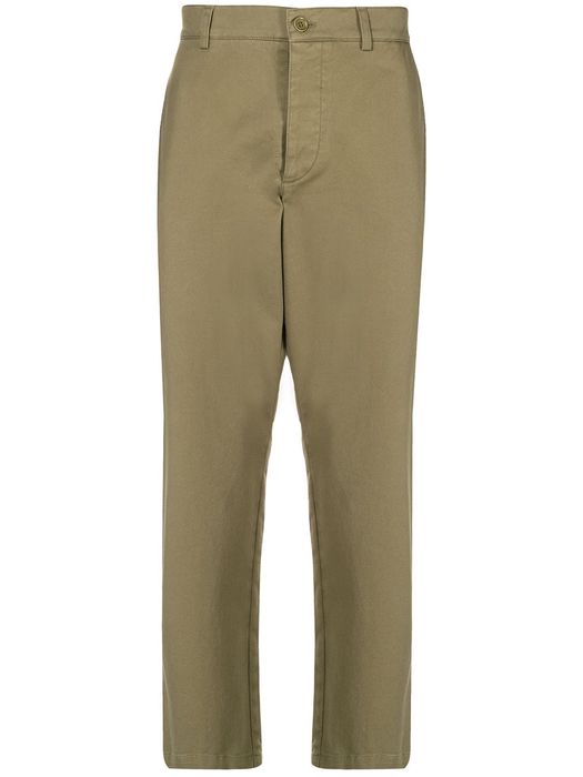 YMC Hand Me Down straight trousers - Green