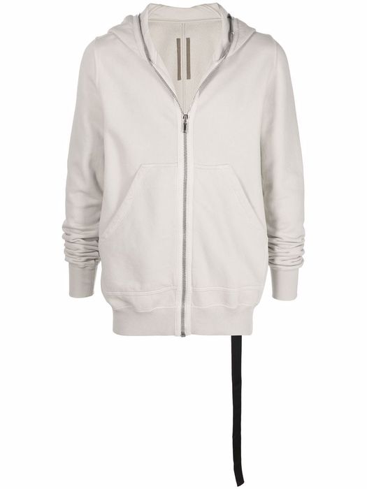 Rick Owens DRKSHDW zip-up cotton hoodie - Neutrals