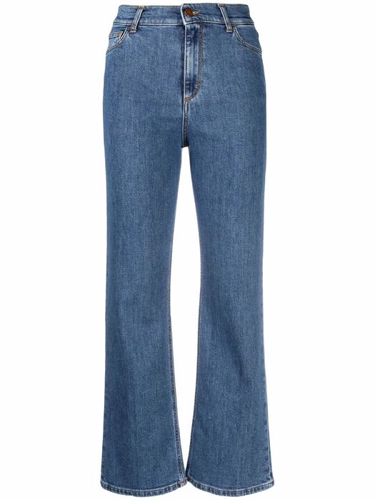 Rodebjer high-rise flared jeans - Blue