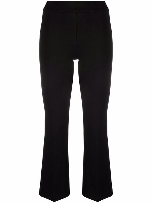 Blanca Vita cropped-flared trousers - Black