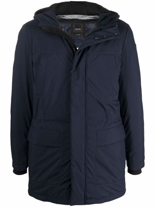 Geox hooded padded coat - Blue