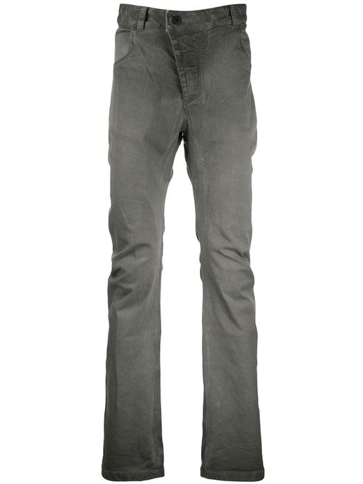 11 By Boris Bidjan Saberi grey wash bootcut jeans