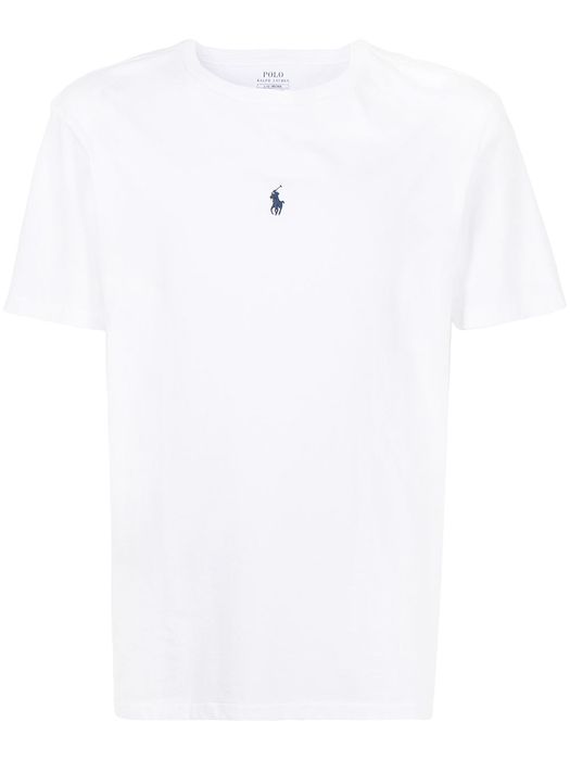 Polo Ralph Lauren logo-embroidered cotton T-shirt - White