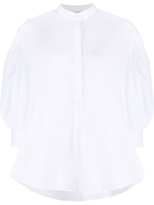 Alexander McQueen balloon-sleeved shirt - White