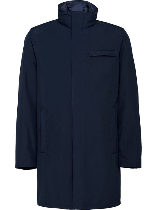 Prada technical fabric raincoat - Blue