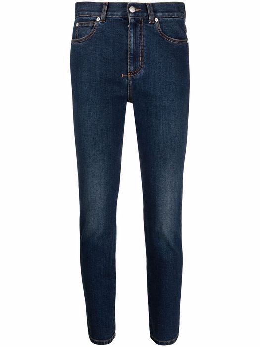 Alexander McQueen straight-leg jeans - Blue