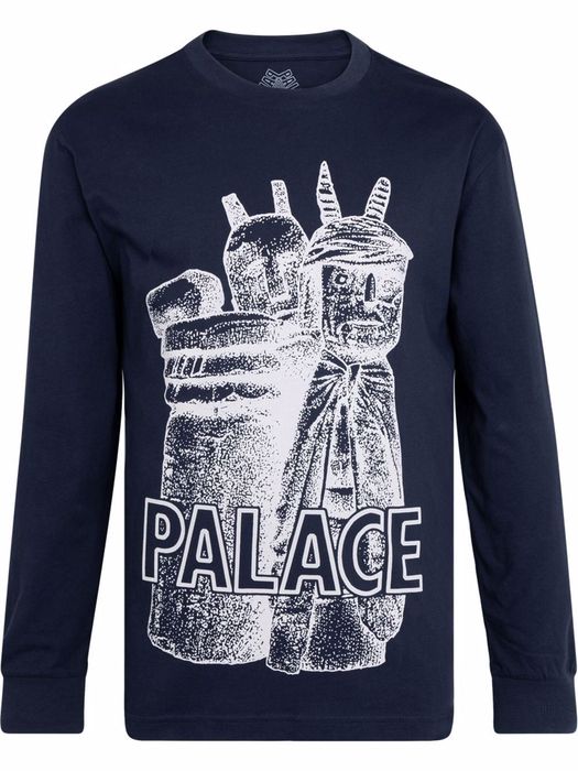 Palace Winz logo T-shirt - Blue