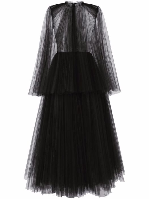 Dolce & Gabbana tulle midi dress - Black