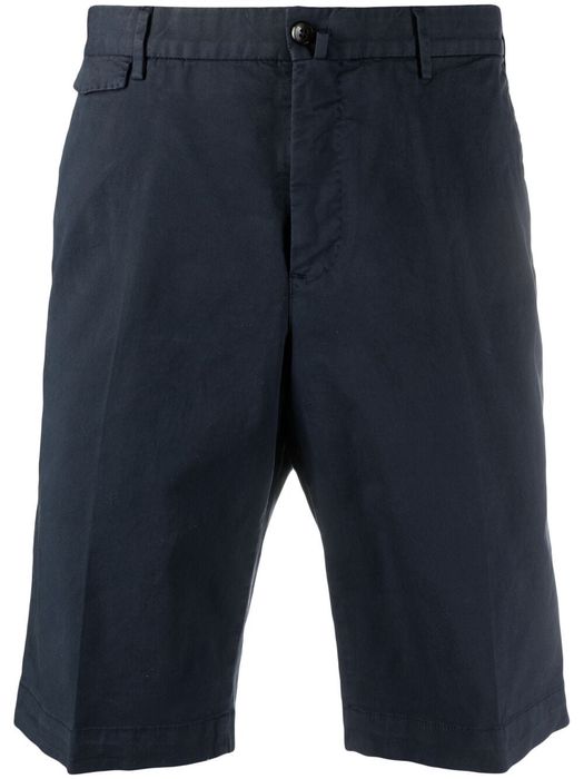 Pt01 mid-rise chino shorts - Blue