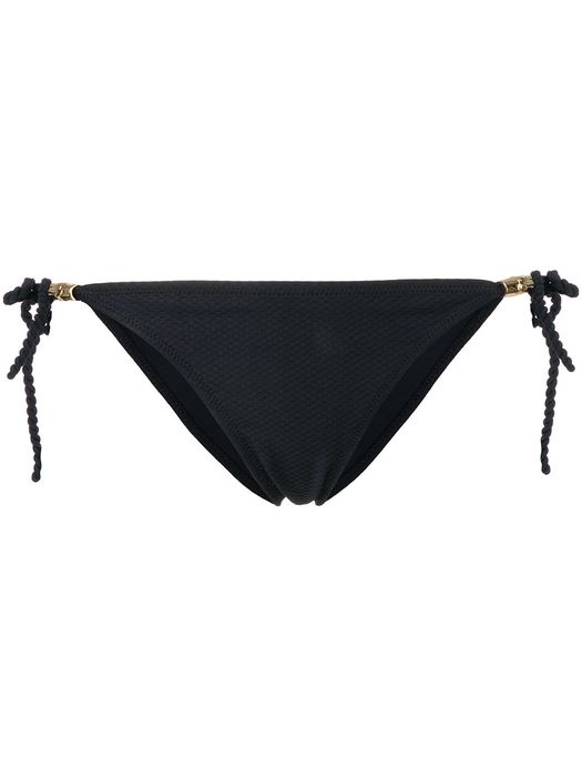 Heidi Klein side tie bikini bottoms - Black