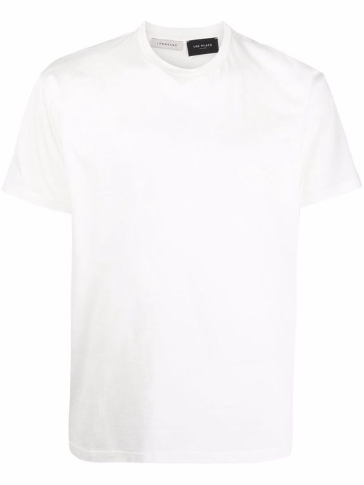 Low Brand crew neck cotton T-shirt - White