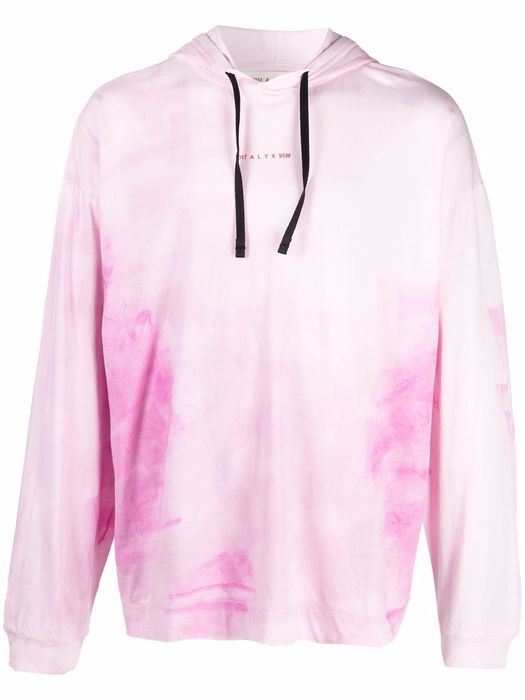 1017 ALYX 9SM tie dye print hoodie - Pink