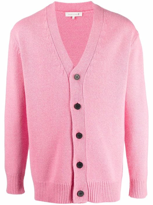 Mackintosh Stockholm merino-cashmere cardigan - Pink